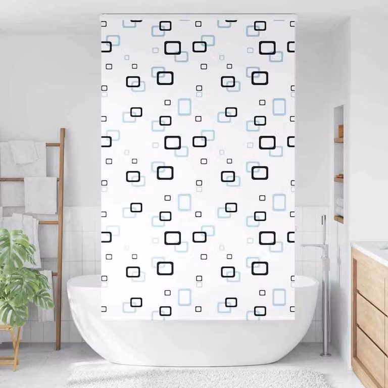 Tenda a Rullo Doccia con Cassonetto 120x240cm Larghezza Tessuto