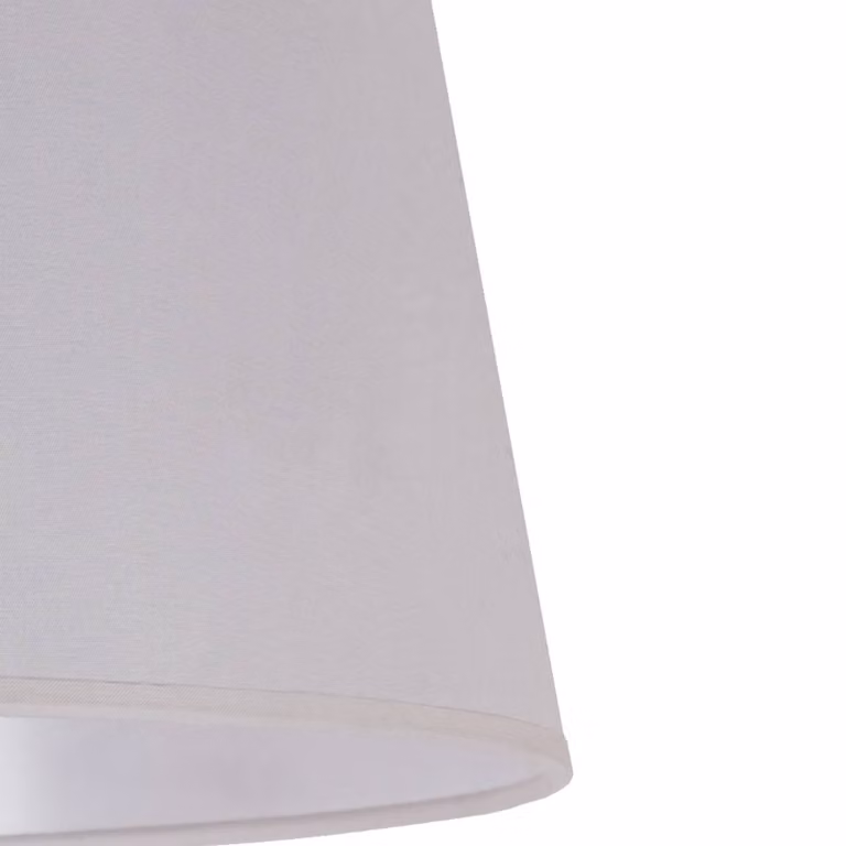 Paralume Classic L per piantana, ecru Duolla, Crema / Ambra, Tessuto / Stoffa / Seta