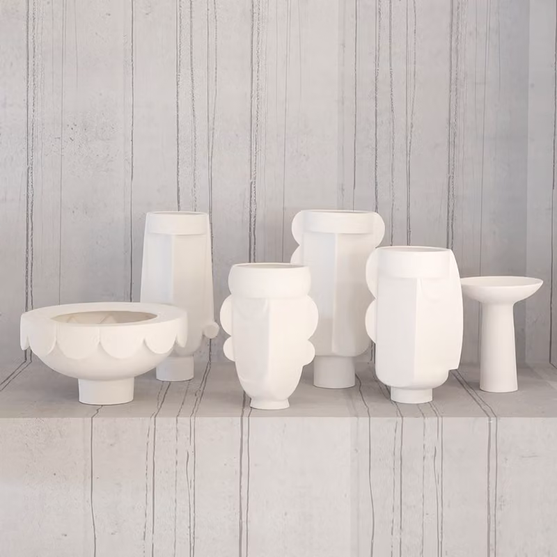 Vasi in ceramica Scacco Matto Collection Adriani e Rossi