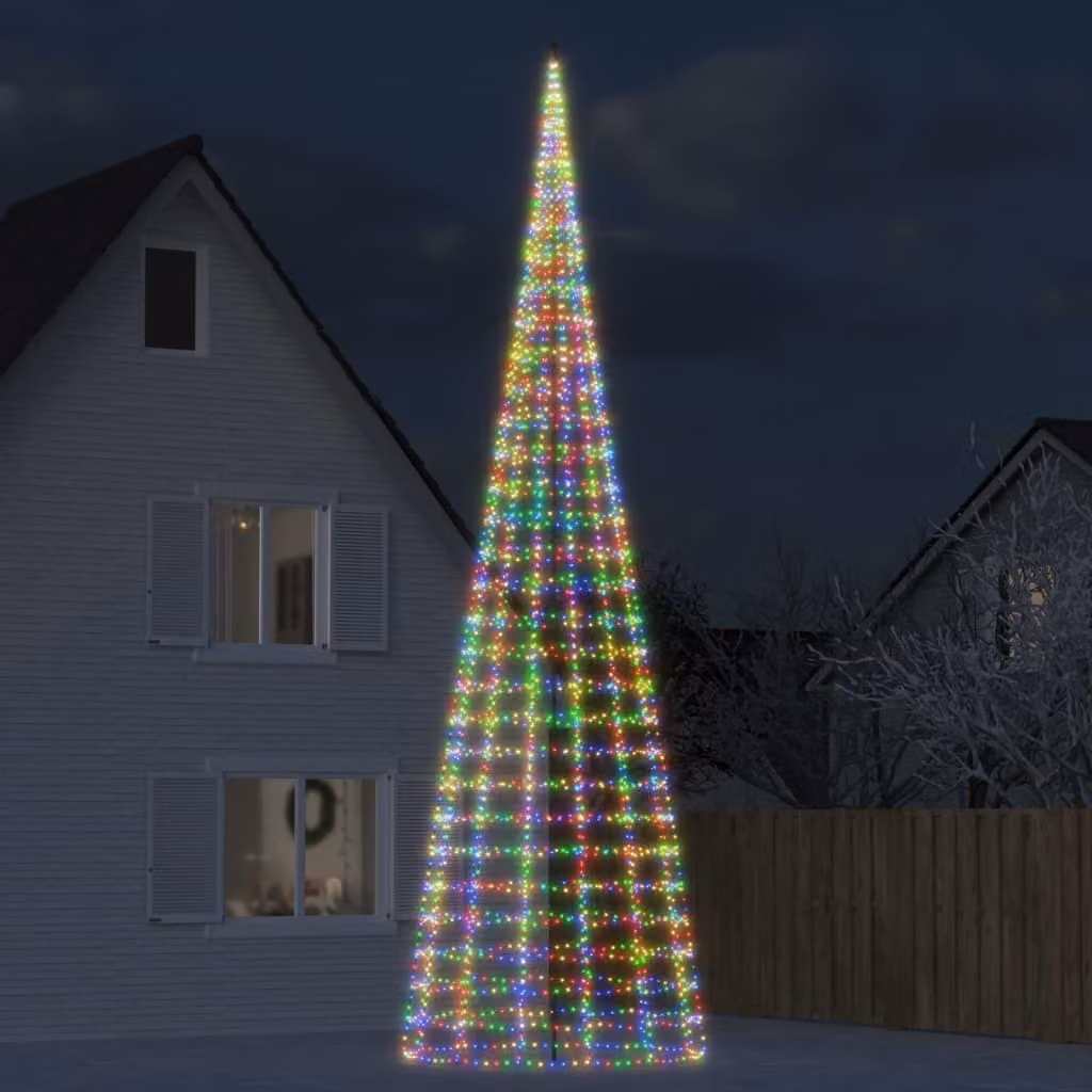 Maison Exclusive - Albero di Natale a LED, 3000 luci, multicolore, 800 cm