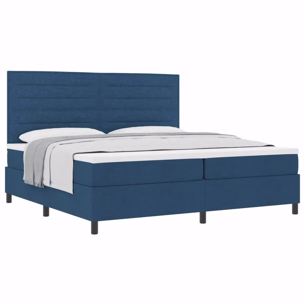 Letto a molle con materasso blu vidaXL L/P/H: 200 x 200 x 28 cm – 2
