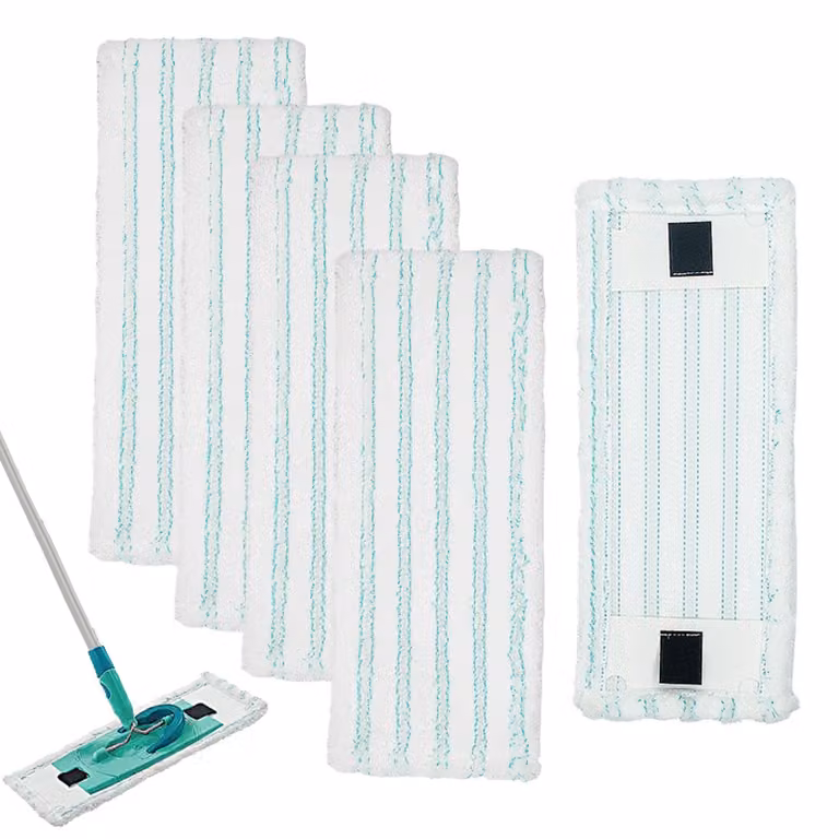 5 panni in microfibra per Leifheit Clean Twist M Ergo Micro Duo, dimensioni 38x15 cm