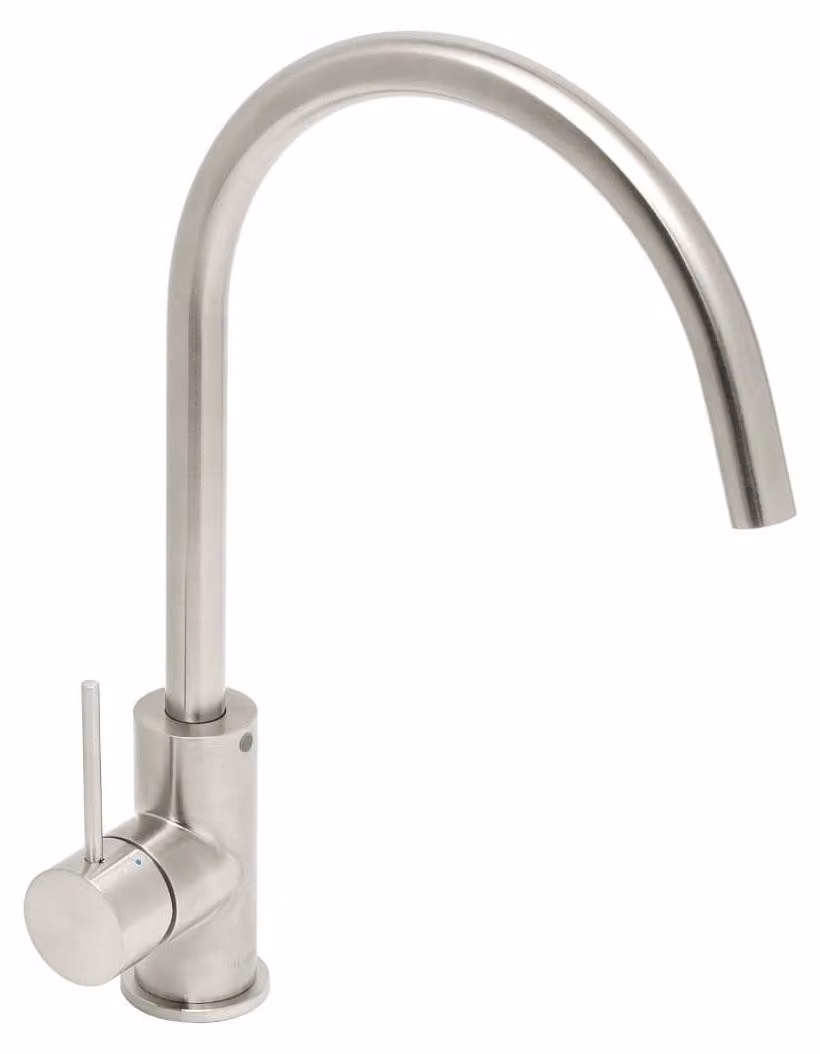 SAT Aurum Miscelatore monocomando per lavabo orientabile 36,3 cm in acciaio inossidabile, acciaio inossidabile