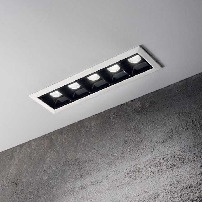 Modulo Lika Alluminio Bianco Led 12W 3000K Luce Calda