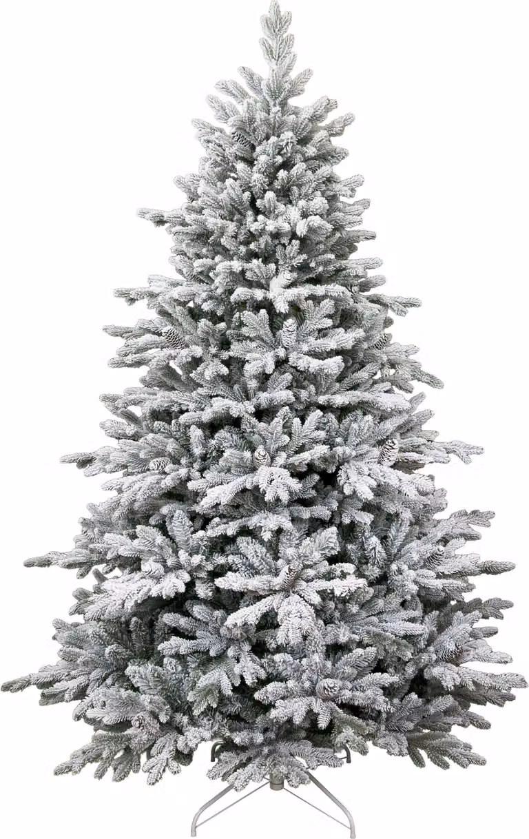Albero MagicHome Natale Frosty, innevato, 3D+2D, extra folto, 150 cm