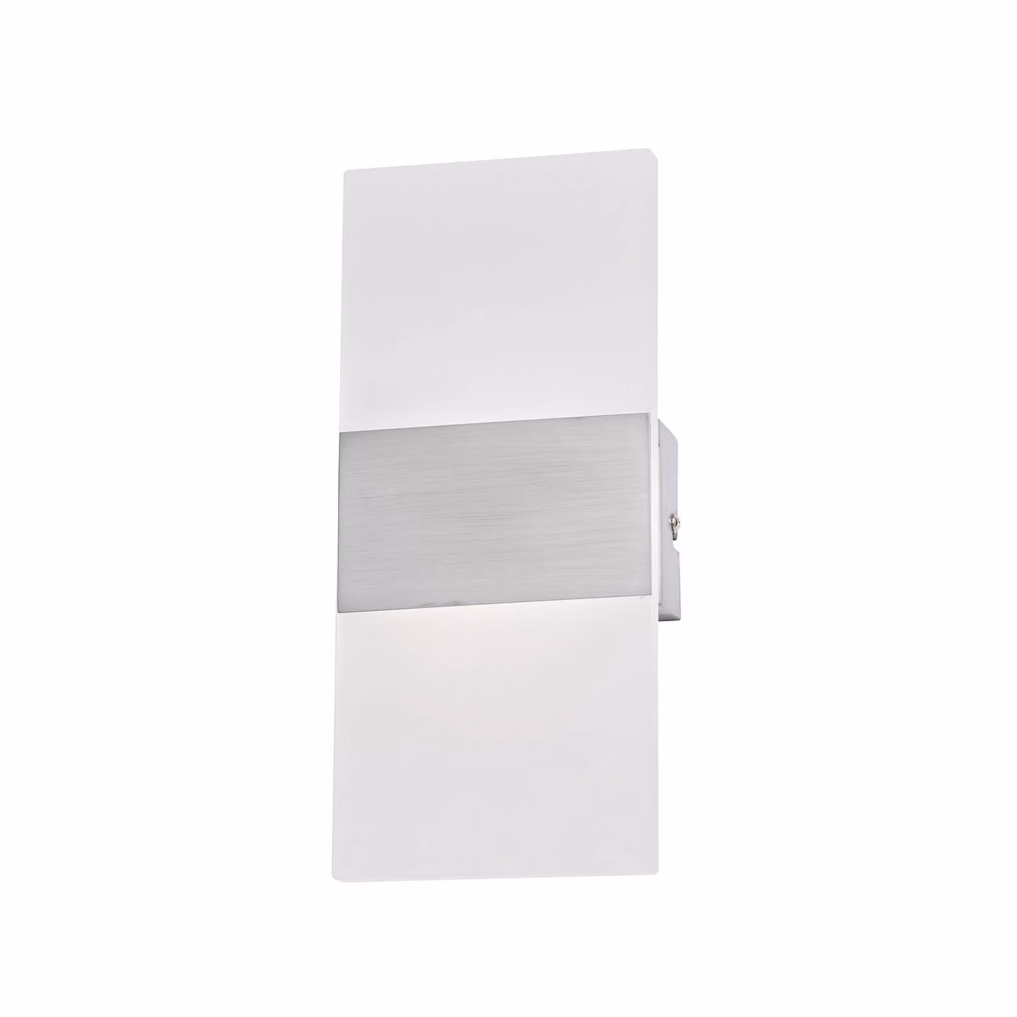 FISCHER & HONSEL Applique da parete FODER, Alluminio / Grigio / Zincato, Soggiorno / Sala da pranzo, Metallo, Moderno, Applique