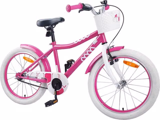 Bicicletta per bambini DESIGN IN da 18 pollici, colore rosa