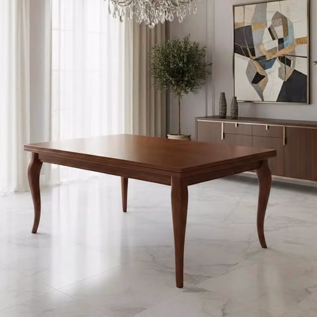 Tavolo allungabile rettangolare Verona colore noce 140x80