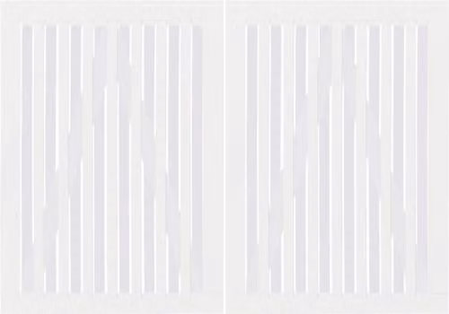 Plus Porta doppia Nagano 200 x 140 cm RAL 9010 Bianco