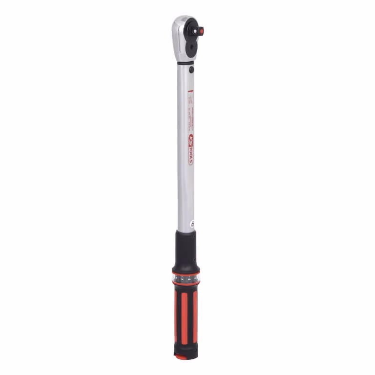 KS Tools 1/2" ERGOTORQUE40-200 Rosso, chiave dinamometrica a cricchetto
