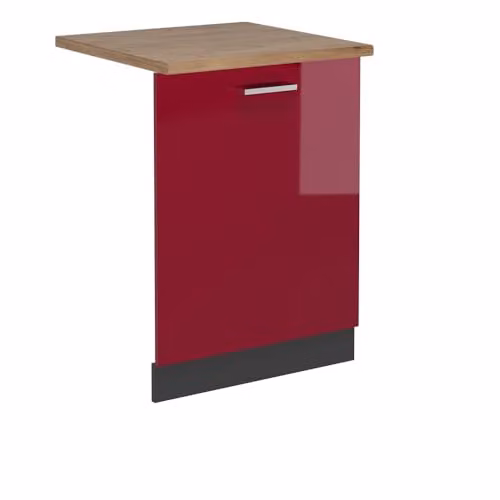 Vicco Frontale lavastoviglie R-Line, Rosso lucido, 60 cm