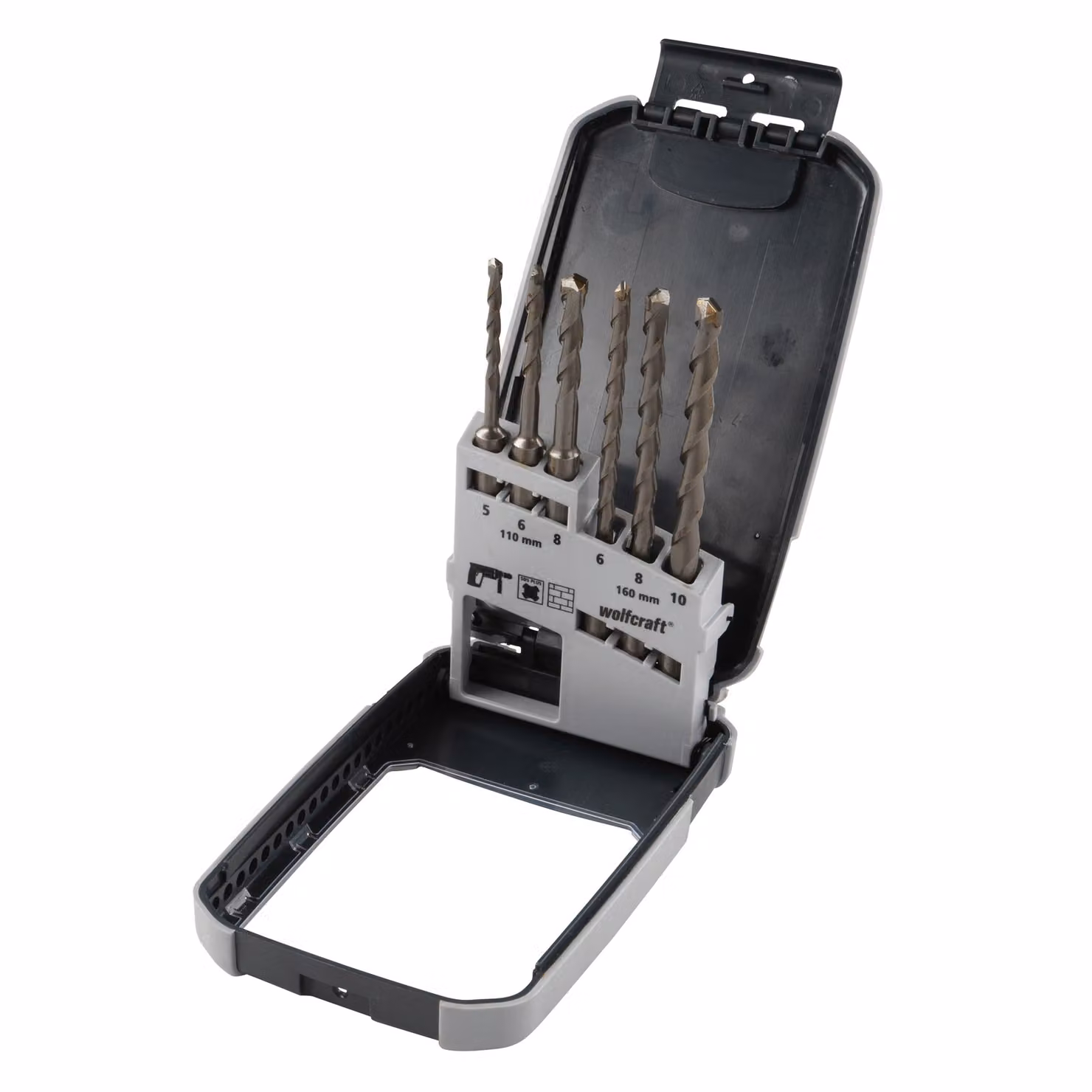 set di 6 punte per martello wolfcraft standard 5-10 mm 7113000