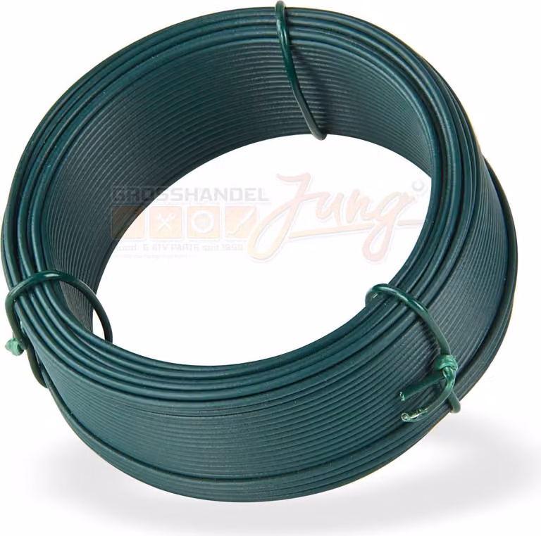 Filo di legatura, plastificato 1,4 mm, lunghezza 25 m, verde
