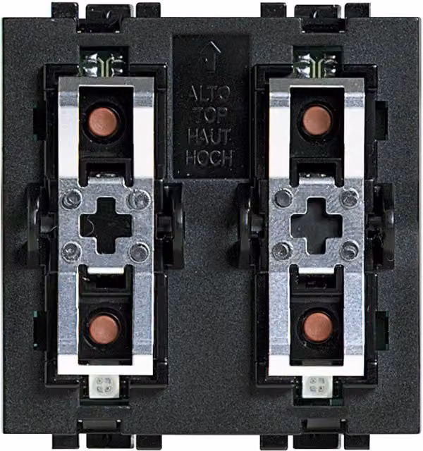 Comando KNX 4 canali Living Light BTICINO colore nero LN4651KNX