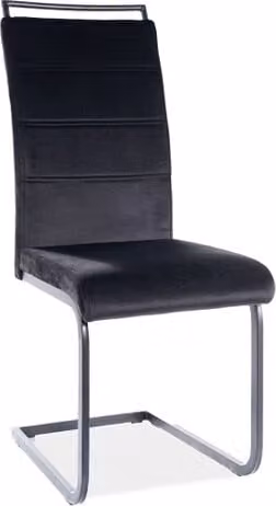 Set di sedie da pranzo per cucina H-441 nero set da 2