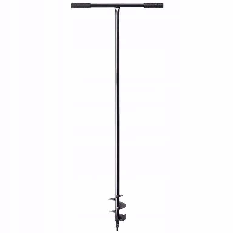 Trivella manuale in metallo KADAX "Flako", trivella elicoidale, trivella per terra, 100 mm