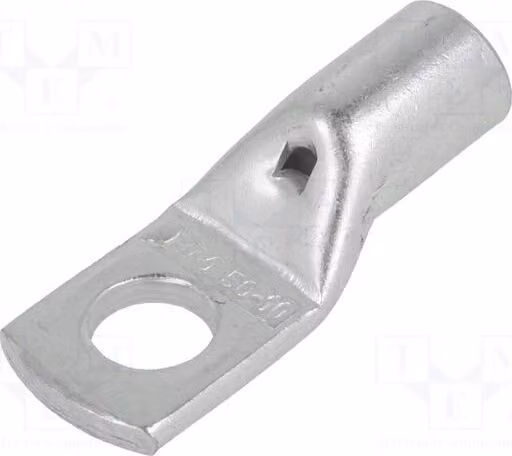 Morsetto a anello: Morsetto a anello tubolare; M10; 35÷50 mm²; Connessione a crimpare BM 01843. Connettori non isolati