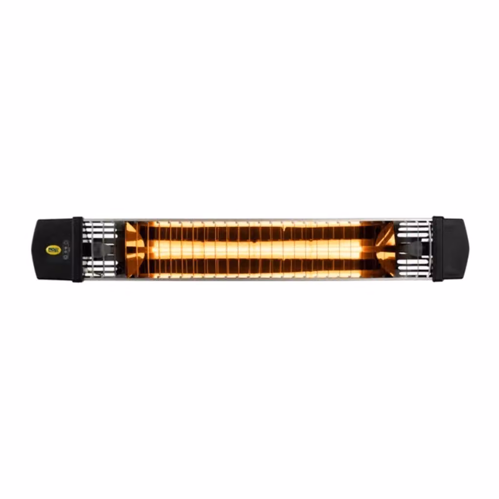 Lampada Riscaldatore Infrarossi IRIS 866NP MO-EL da 1200 W con Supporto, Colore Nero – 2