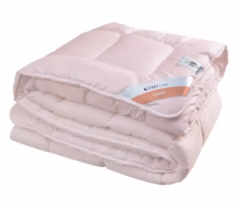 Piumino, piumino per tutte le stagioni 160x200 CLASSIC Senna Home anallergico, cotone, poliestere, rosa