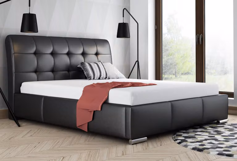 Luxus Möbel Bett Bettrahmen Schlafzimmer Design Doppel Hotel Modern 160x200