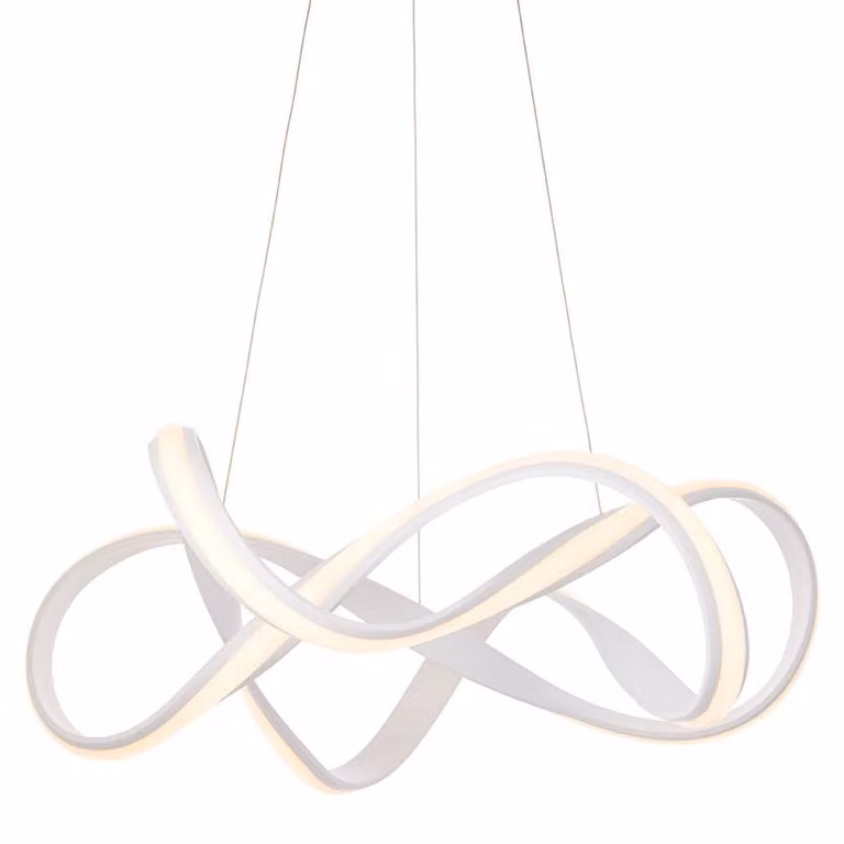 Lampada a sospensione LED SYNERGY bianca 41 W, luce calda 2900 lm, metallo, dimensioni: 120x63x63 cm, IP20, Endon
