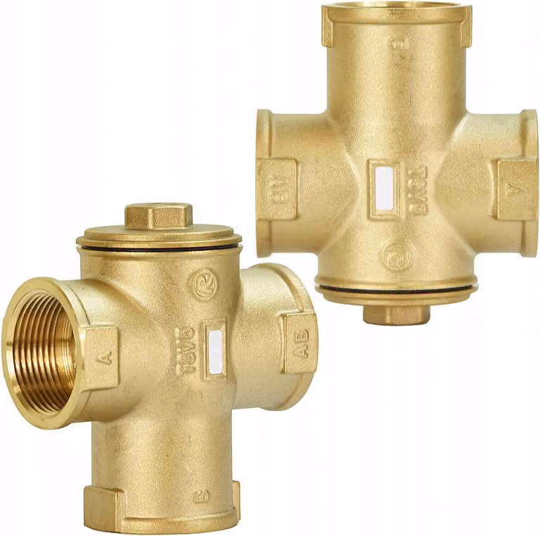 IBO | Valvola Termostatica MIX TVR 25/55 - 1" - Regolazione Efficiente - Protezione Dalla Corrosione - Installazione Facile