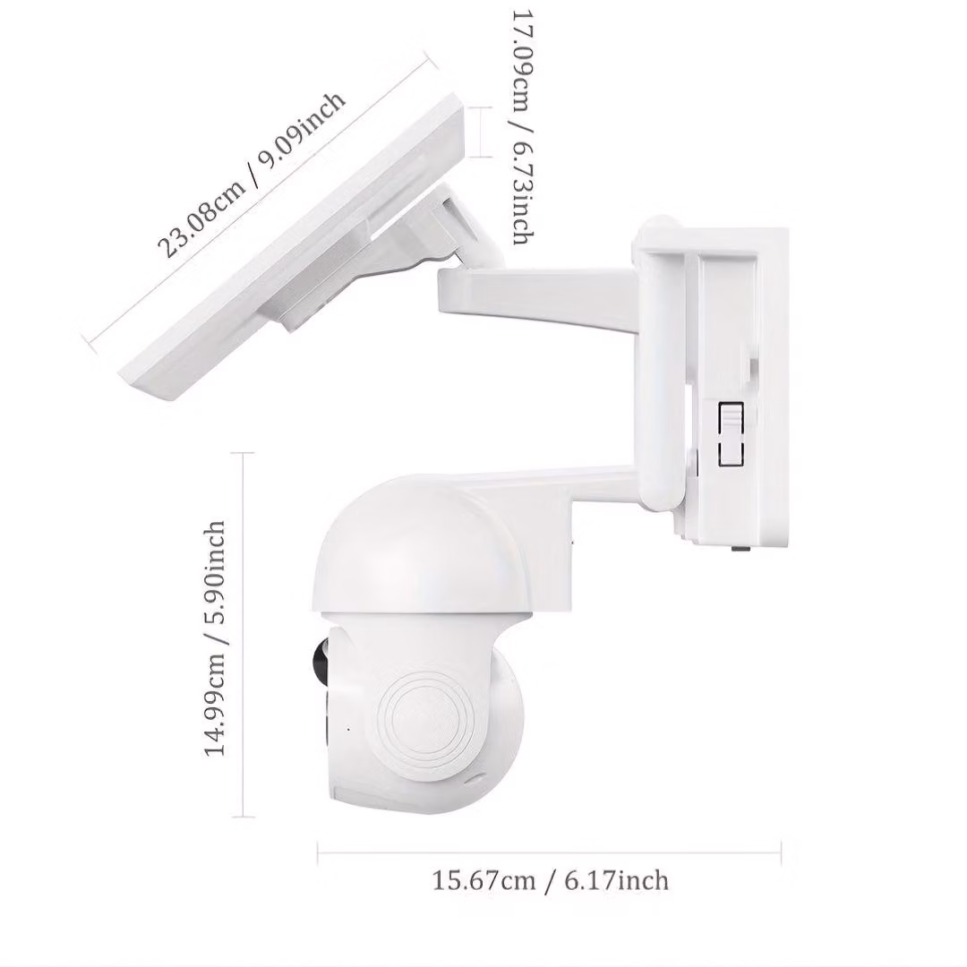 Telecamera di sicurezza - Videosorveglianza - Telecamera esterna - Telecamera di sorveglianza - Telecamera wireless - 1080P Full HD
