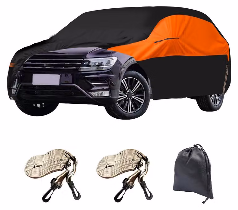 Copertura per auto compatibile con Dacia Sandero dal 2008 al 2024, a 6 strati, impermeabile, protezione per tutte le stagioni