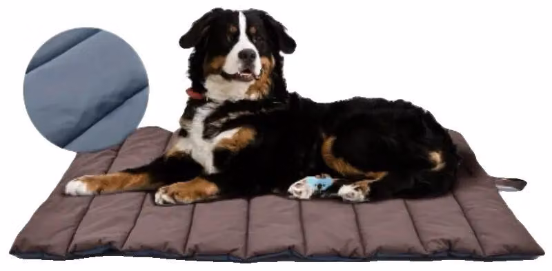 Tappetino per cani, portatile, impermeabile, colore marrone, dimensioni 110x68 cm