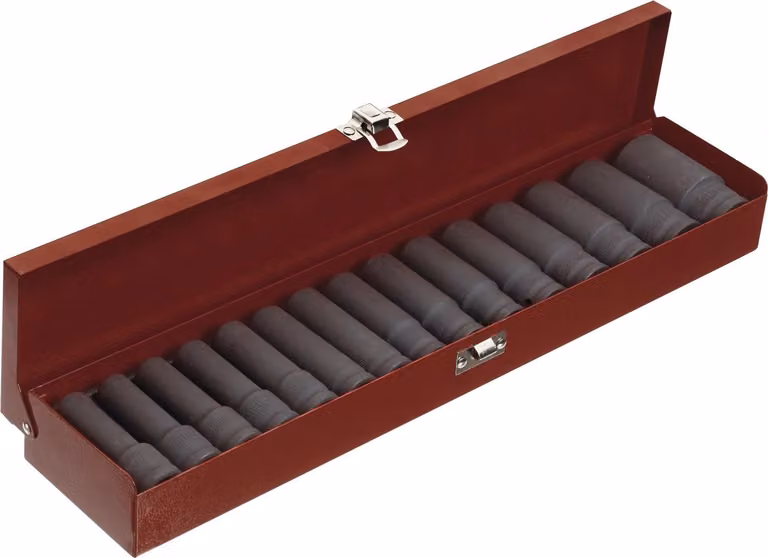 WGB Set di chiavi a bussola 3316 MK DIN 3129 1/2" quadro 19 pezzi