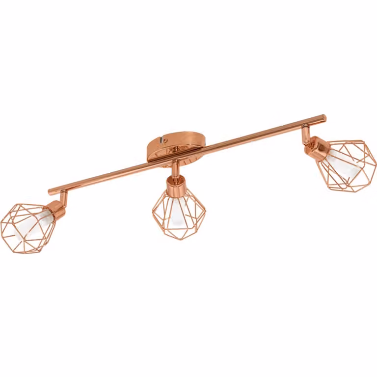 Eglo 95547 Zapata LED Spot 3x2,5W acciaio rame