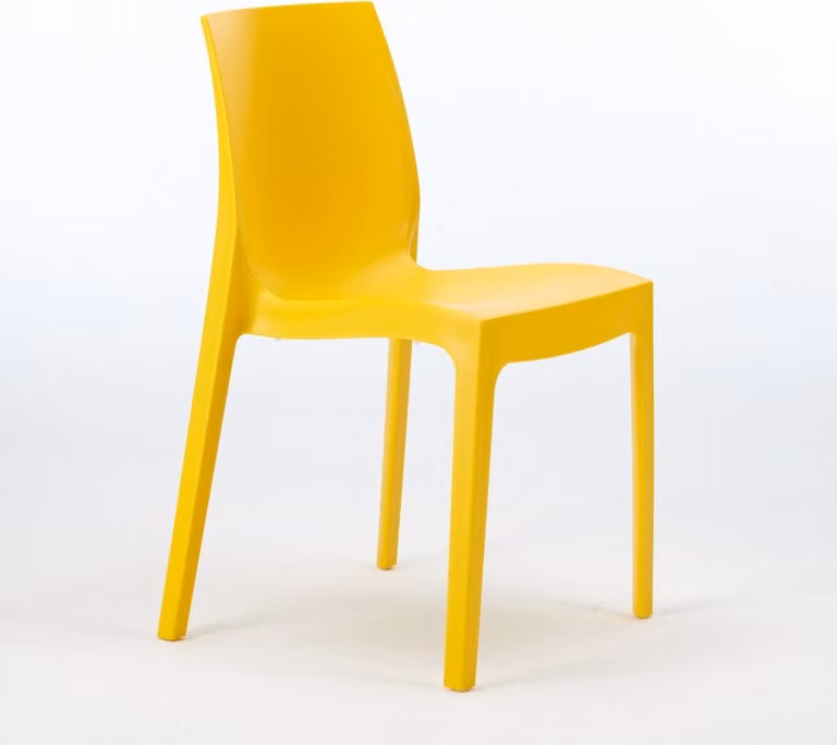 Sedie Sedia da cucina Sedia da pranzo Sedia da pranzo Grand Soleil Rome - Giallo