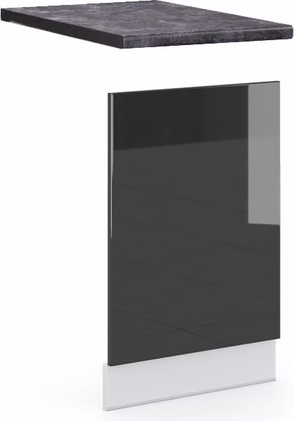 Pannello frontale Vicco Fame-Line Antracite lucido 45 cm , PL Antracite, Model 45914