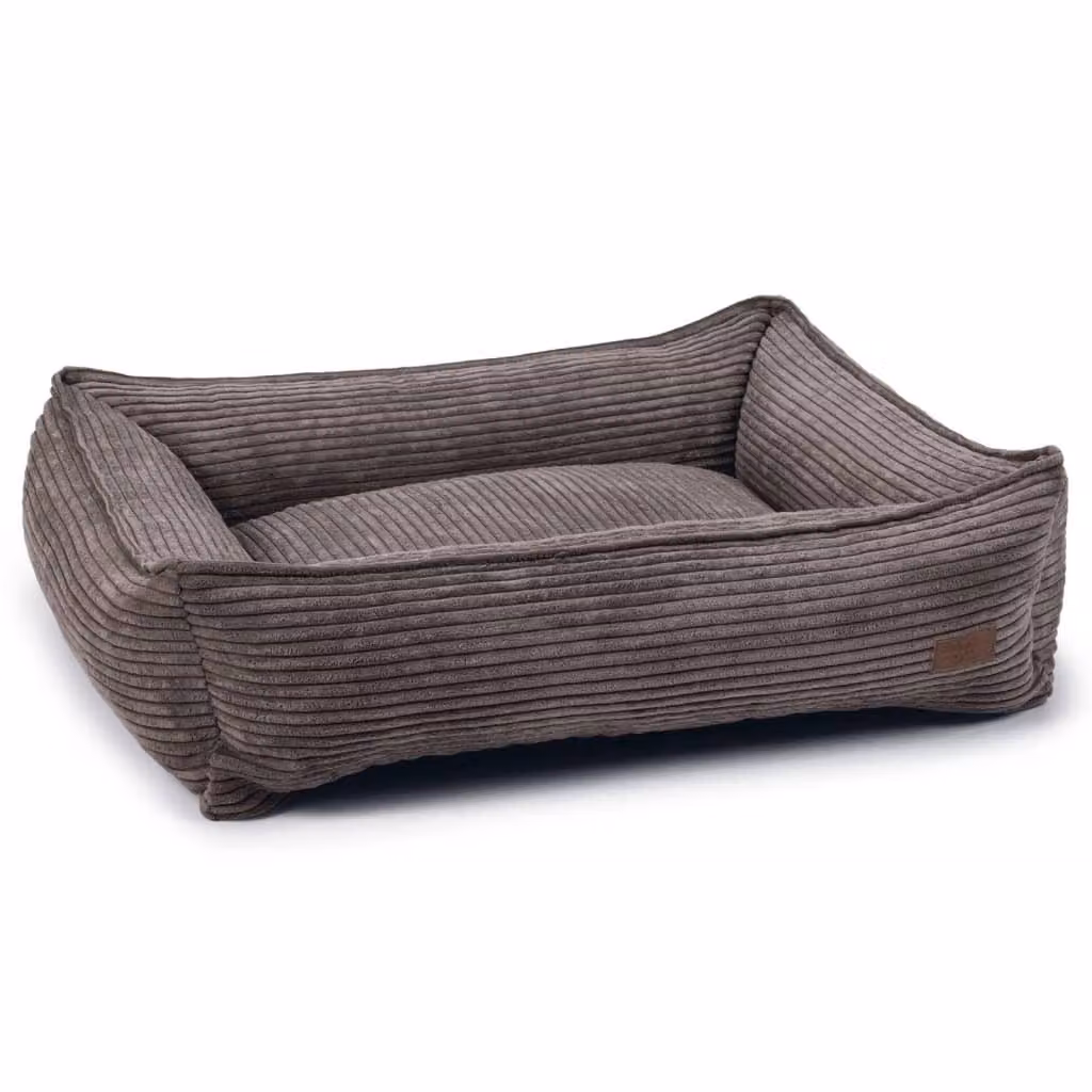 Creato da Lotte Hundekorb Gerippt Braun 80x70x22 cm