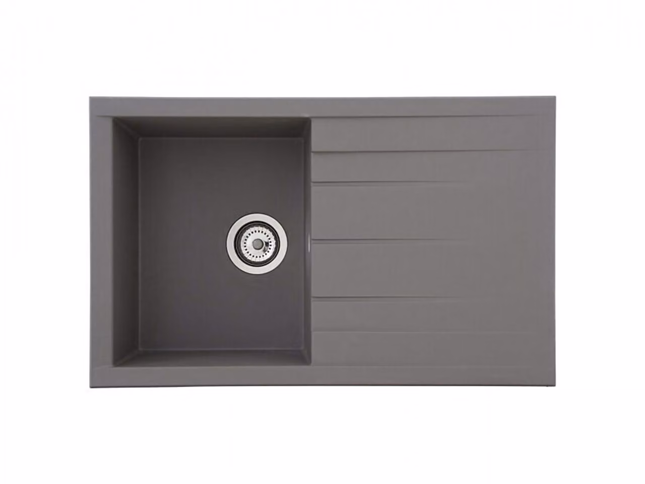 Lavello RESPEKTA Houston, 80 x 50 cm, grigio cemento