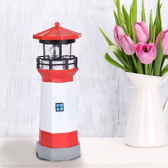 Lampada solare decorativa impermeabile IP65 per il giardino, illuminazione da giardino, rossa, luce a LED per la zona terrazza