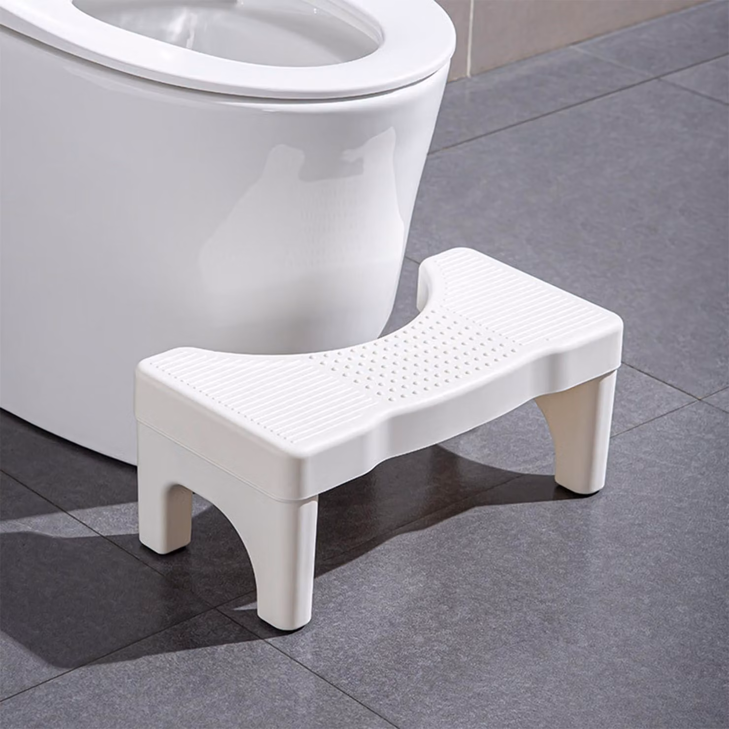 Colrid Universelle: Sedile per WC universale, antiscivolo e compatto, per un maggiore comfort