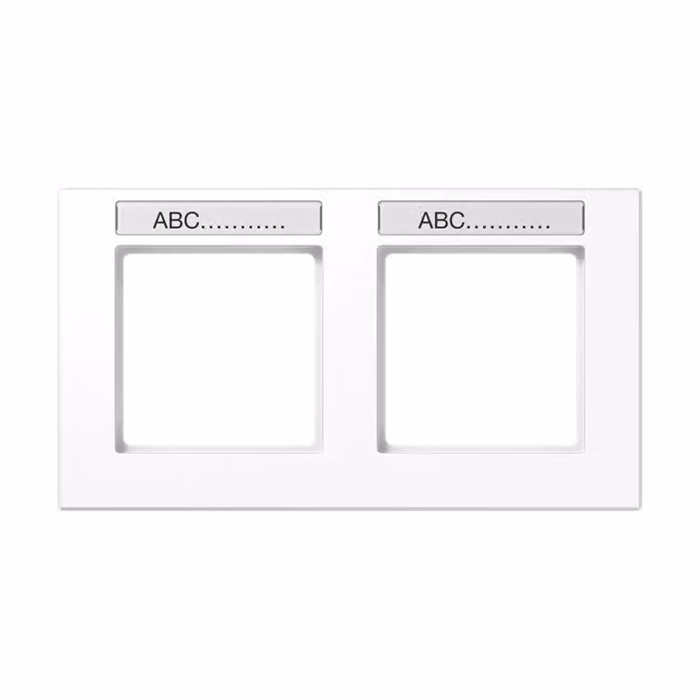 Jung AC5820BFNAWW Cornice con campo di scrittura 9 x 55 mm