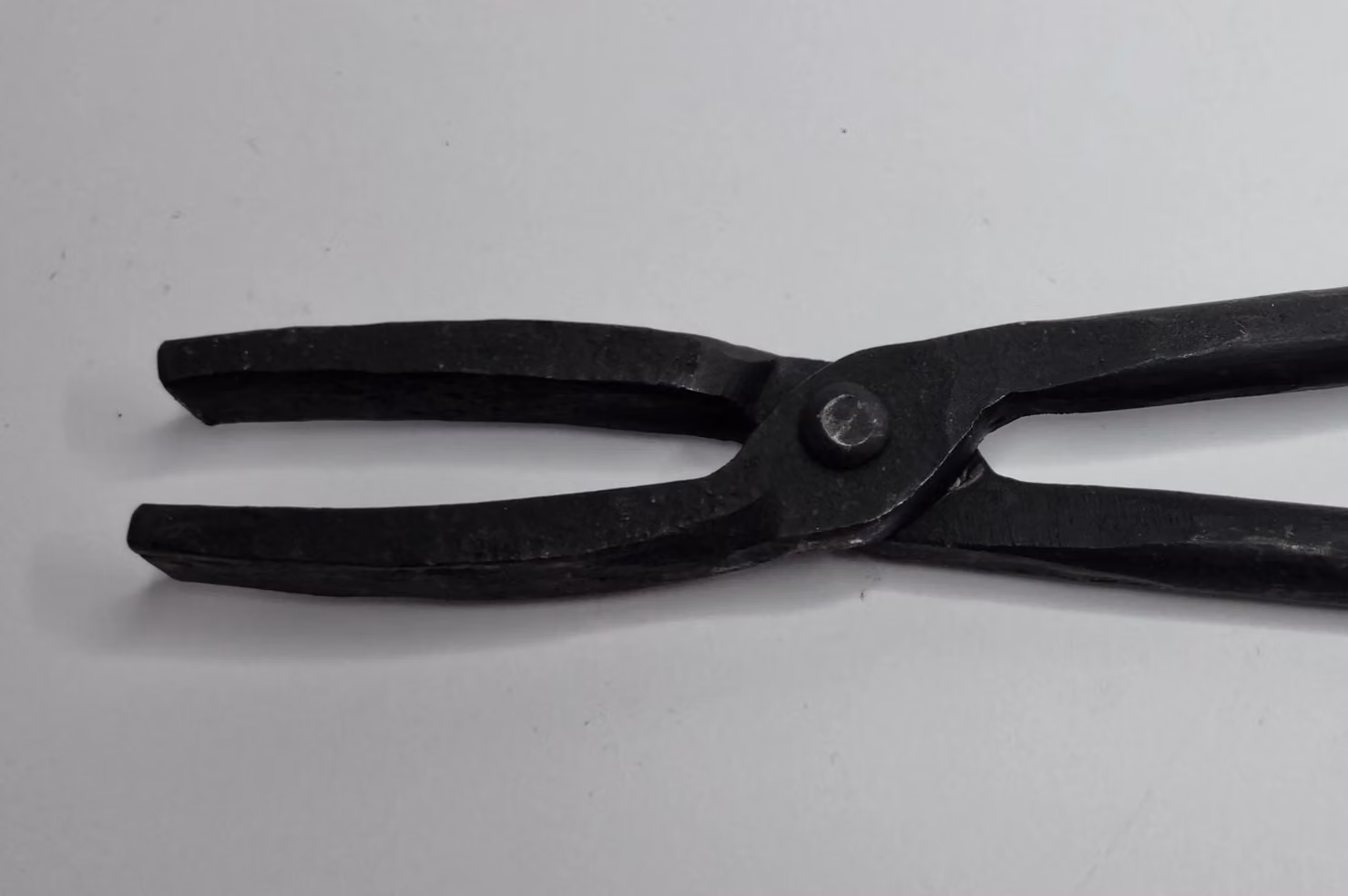Pinza per crogioli in acciaio, lunghezza delle ganasce: 70 mm, lunghezza dell'impugnatura: 180 mm