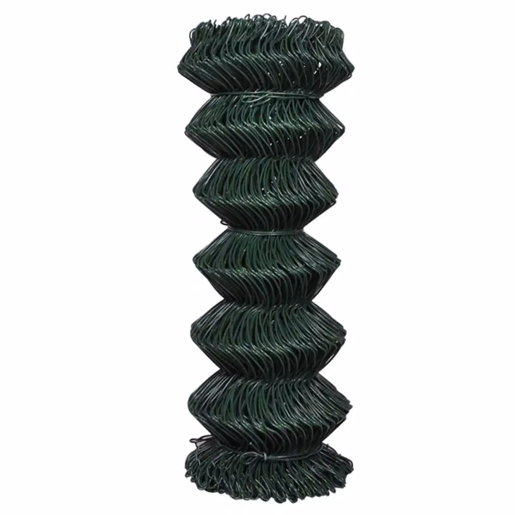 Recinzione da giardino in rete di acciaio rivestita in PVC verde L: 25 m, H: 1 m – 2