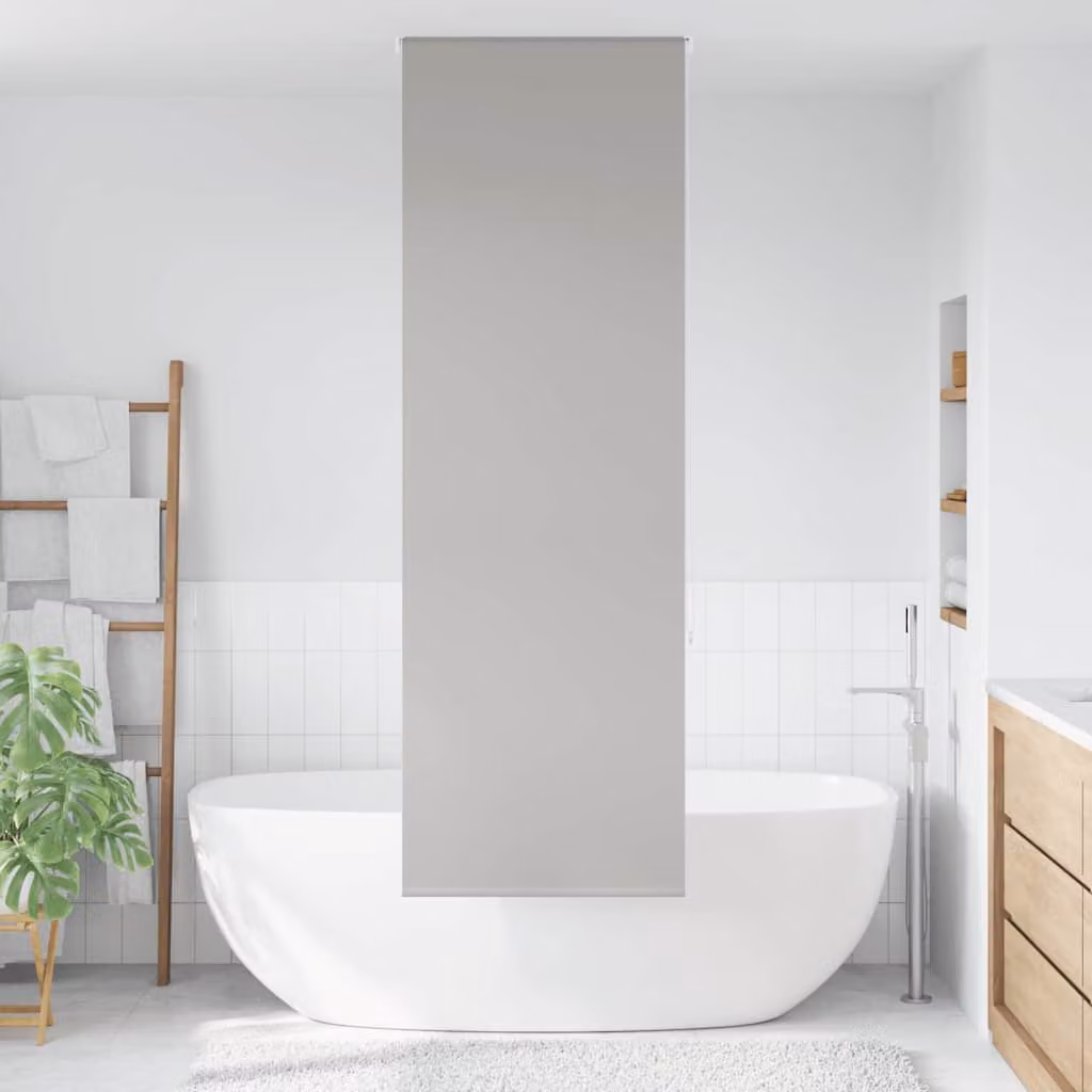 vidaXL Tenda a Rullo Doccia 80x240 cm Larghezza Tessuto 76 cm