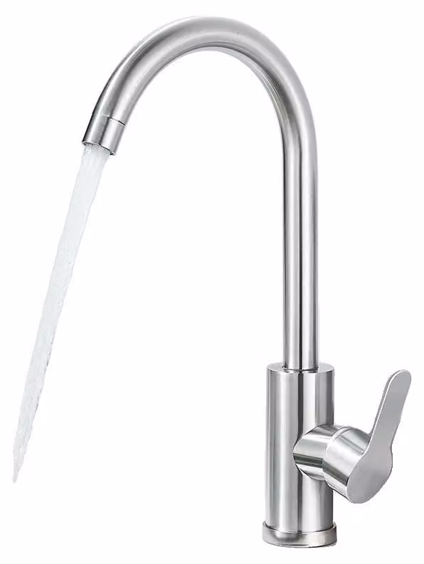 Miscelatore per cucina, acciaio inossidabile, erogatore flessibile, finitura spazzolata nichel A, finitura spazzolata nichel A