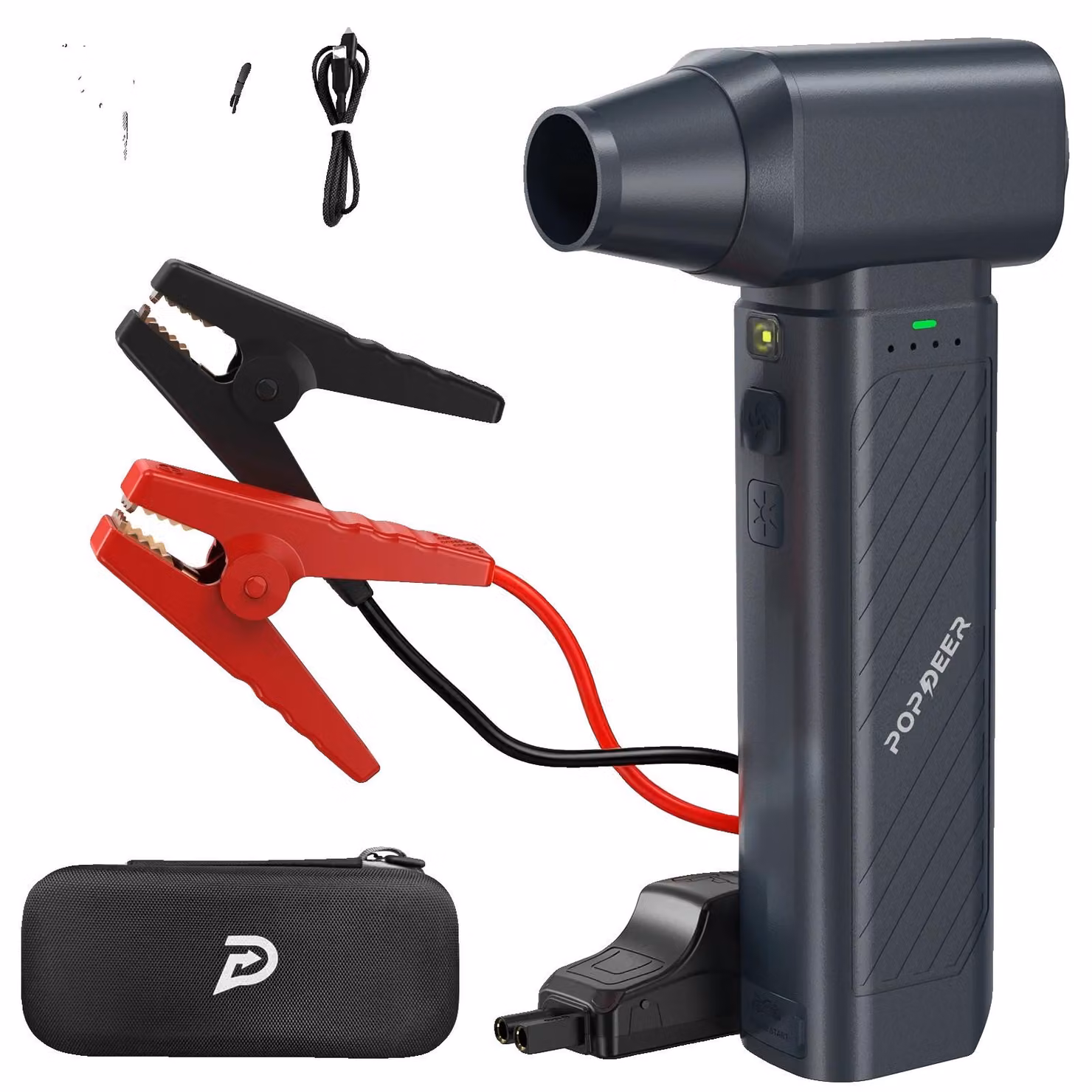 Avviatore di emergenza, ventola turbo, batteria da 16000 mAh, tecnologia PD-JT40