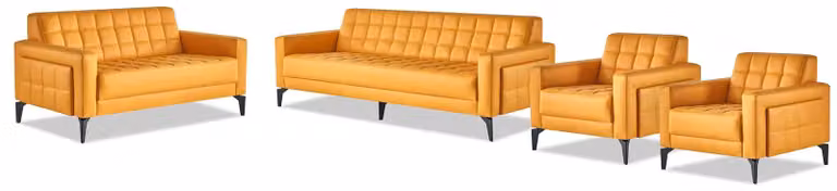Chesterfeidl Komplett Set 3-Sitzer 2-Sitzer Sessel Modern Sofas Lehnsessel