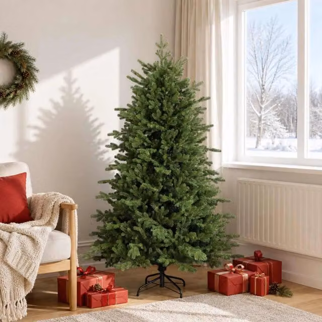 Albero di Natale Artificiale con Rami Pieghevoli 180 cm 42055584