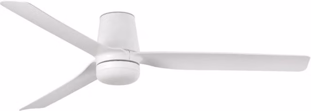PUNT TUB M, Ventilatore senza Luce, Faro Barcelona Corpo: Bianco, Colore Pale: Bianco
