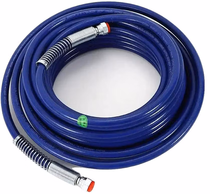Tubo flessibile in fibra, 15 metri, pressione massima 3300 psi, pressione di esercizio 3300 psi, adatto per applicazioni di verniciatura a spruzzo airless, struttura leggera