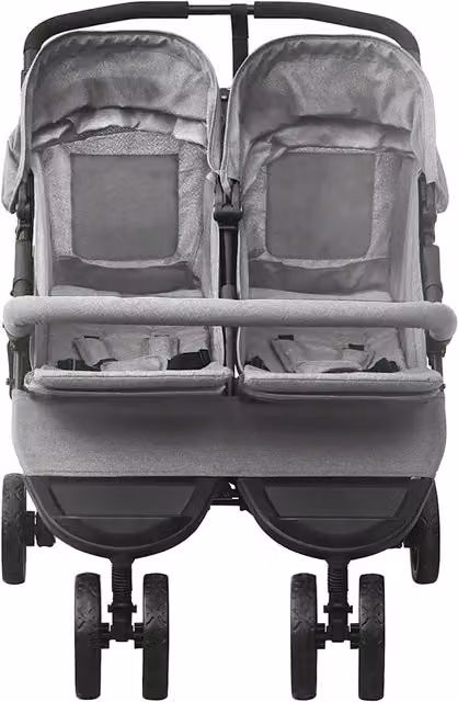 Passeggino Gemellare Grigio Chiaro in Acciaio CFW3305686