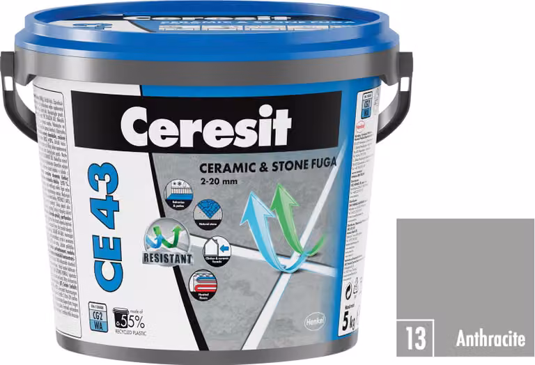 Ceresit Grout CE 43 Grand'Elit Antracite, 5 kg