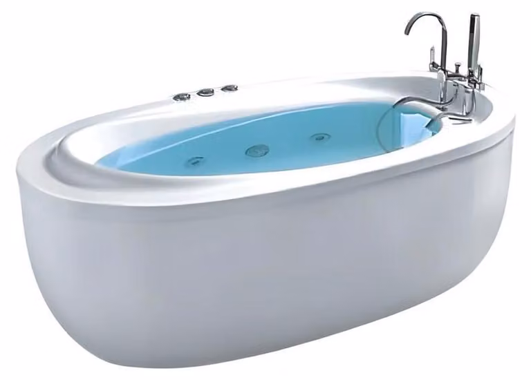 Whirlwanne Hydromassagewanne Whirlpool Blubberbad Spa-Bad 180x95 cm